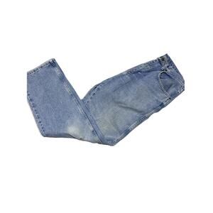 Wrangler Blues Jeans Mens Tag 33x34 Actual 31x33 Straight Light Wash Western